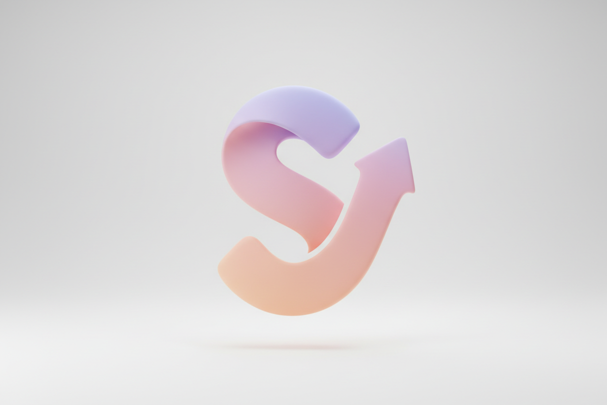 minimal 3D icon, soft depth, clean gradient, abstract mid-tier symbol, no people, no stacking, no block
